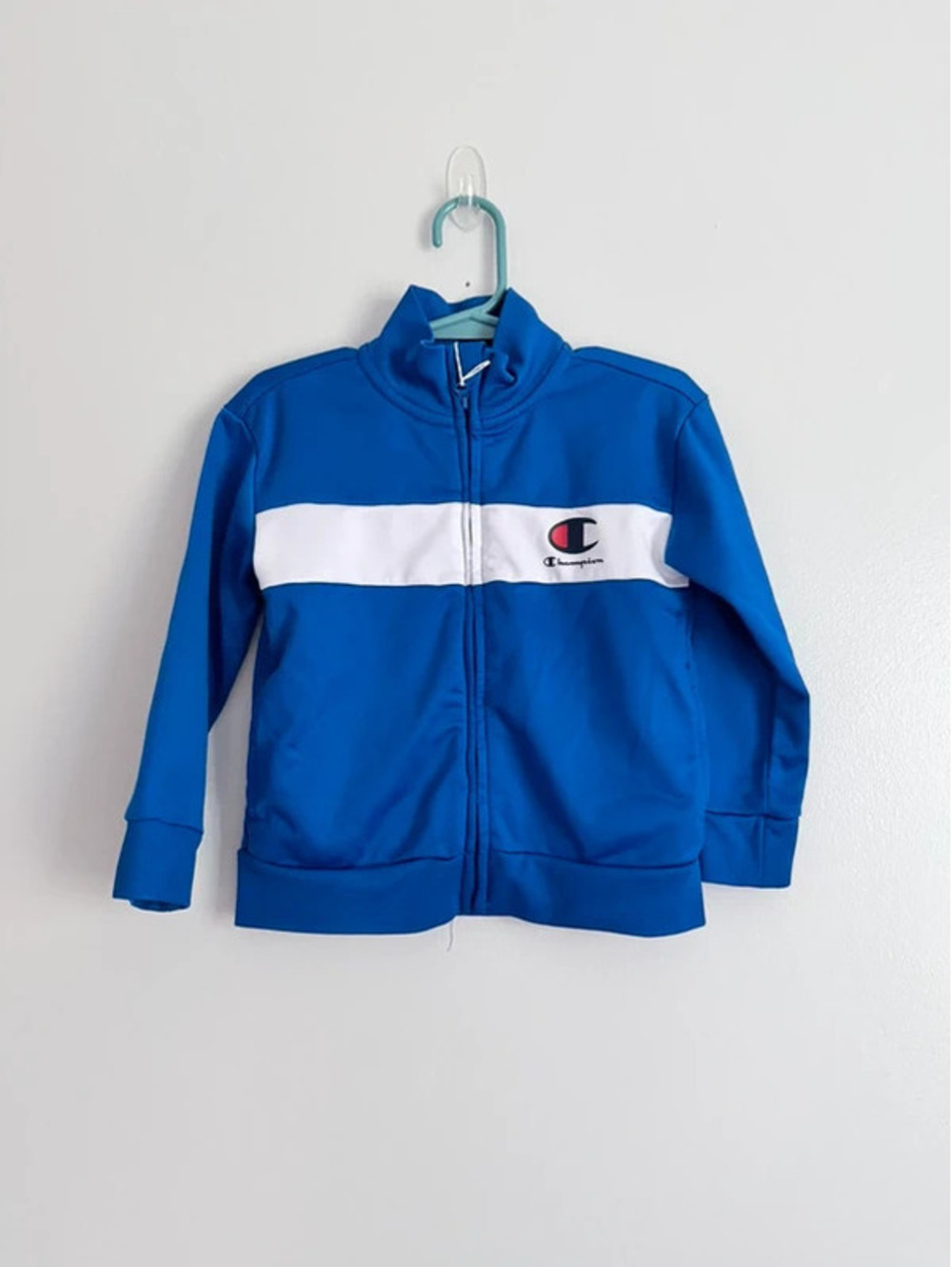 Champion Blue ZipUp Track Jacket 3T